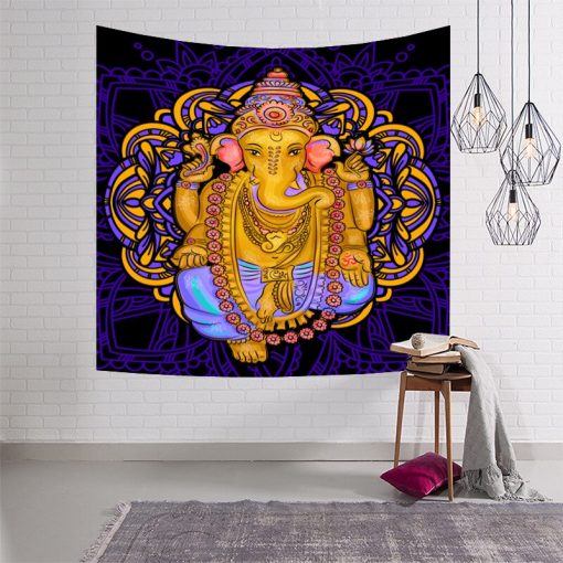 Tenture Eléphant Ganesh